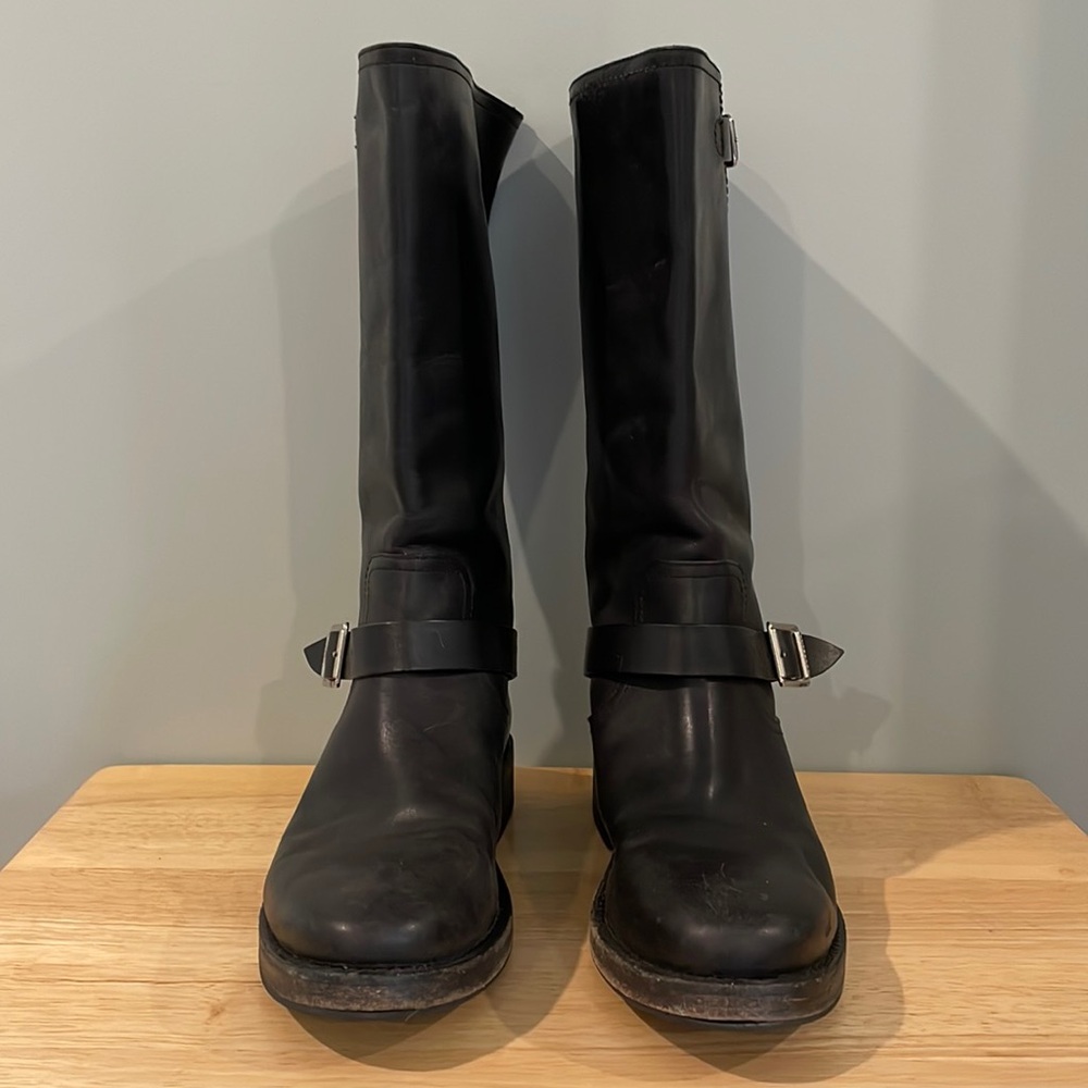 Leather Burberry Riding boot- size 38